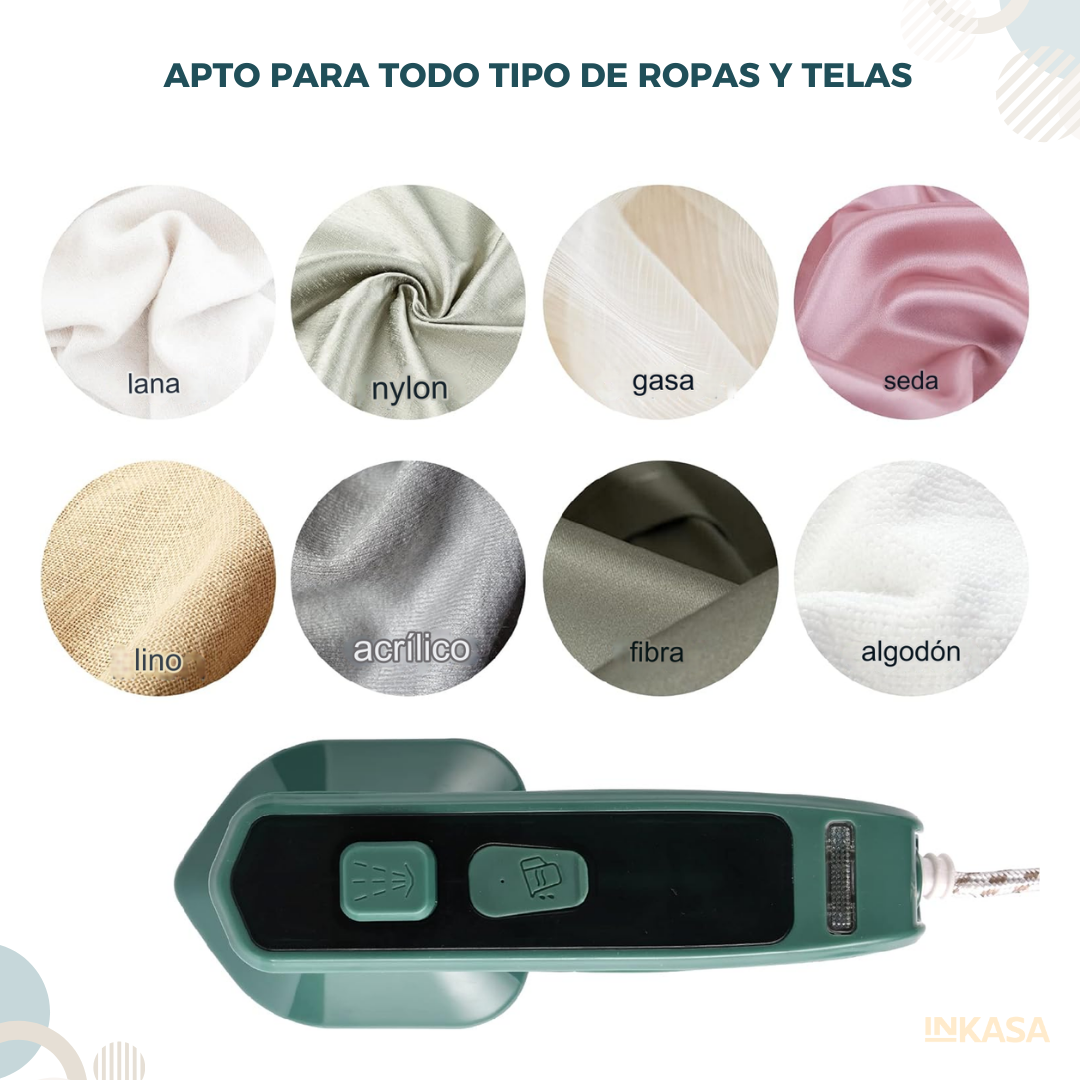 Plancha Para Ropa Mini Viajera Portátil